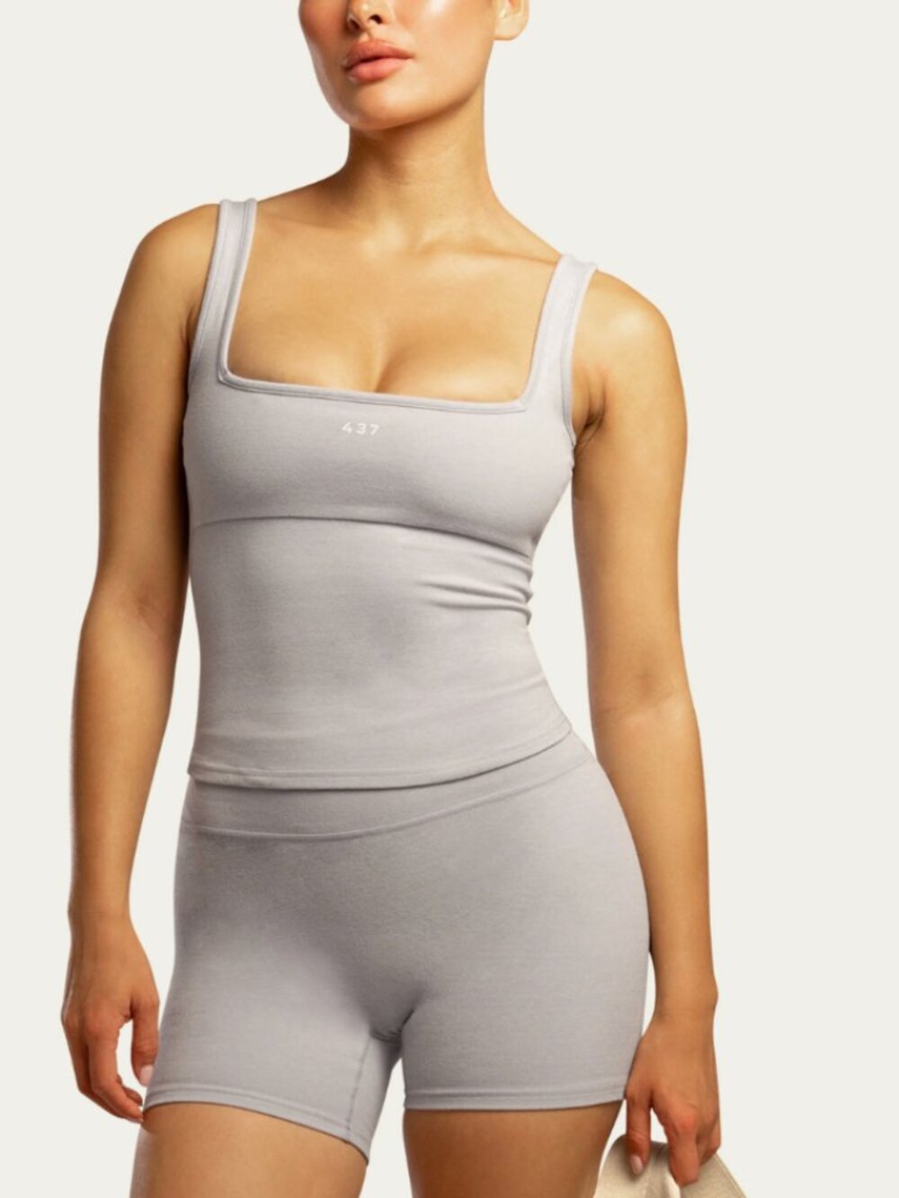 EUC 437 The Essentials Short Heather Grey Size Medium